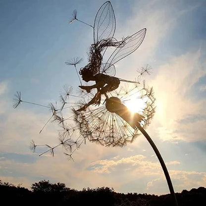 Fairy Garden Metal Decor Outdoor Decorative Sculpture