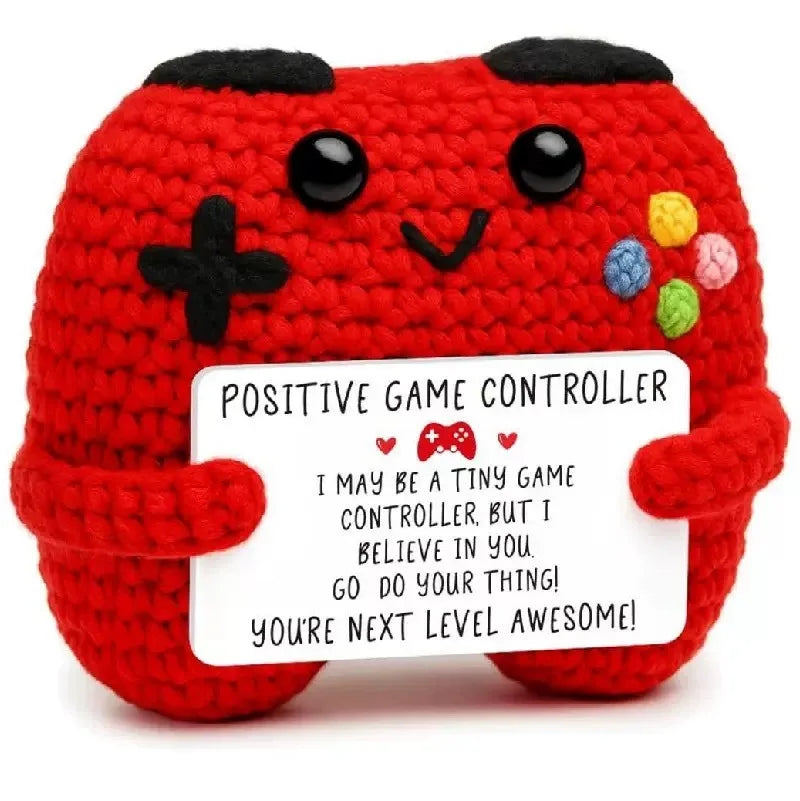 Handmade Crochet Pocket Hug Doll – Positive Energy Plush Gift