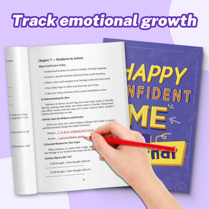 Happy Confident Me - Kids’ Daily Journal for Confidence & Mindfulness