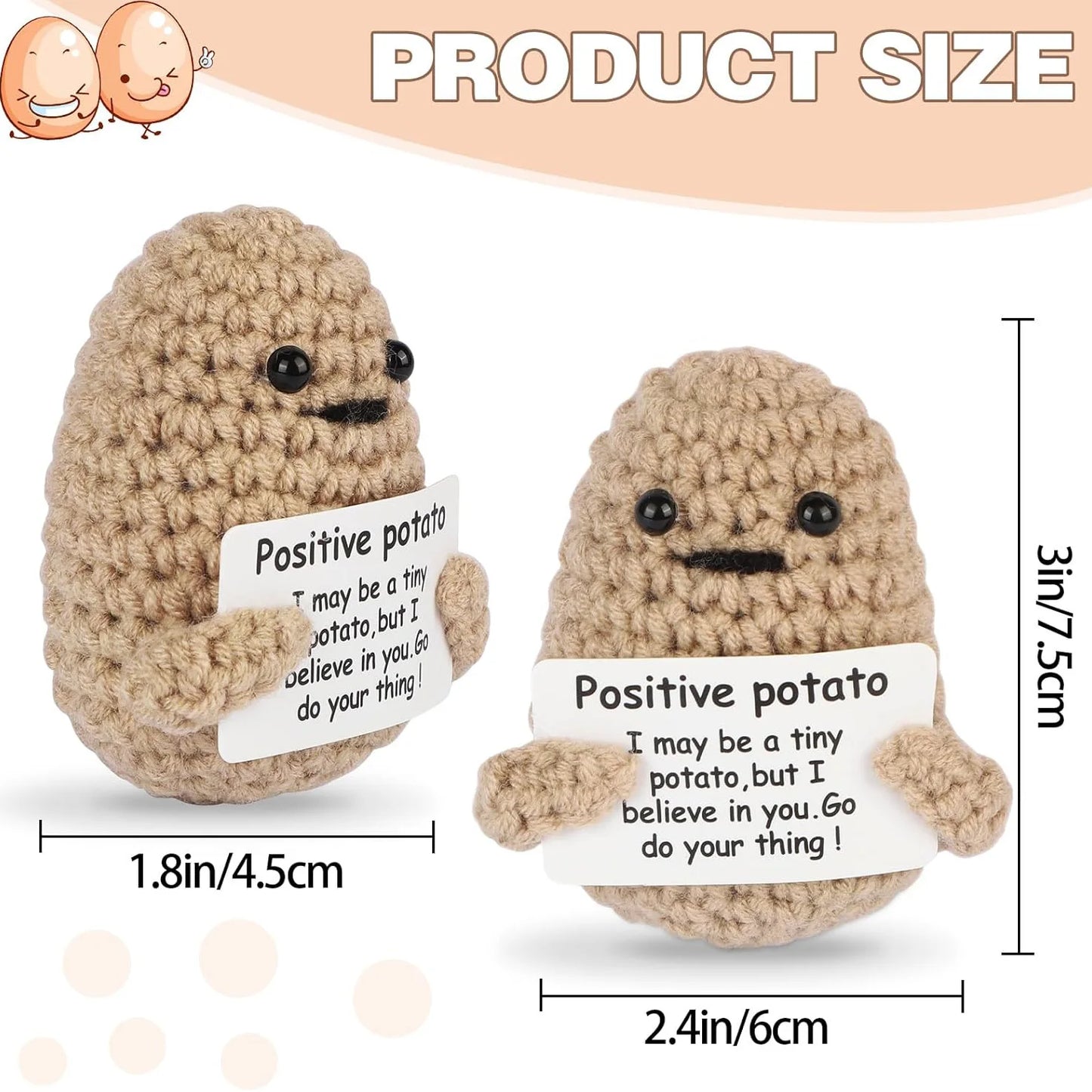 Handmade Crochet Pocket Hug Doll – Positive Energy Plush Gift