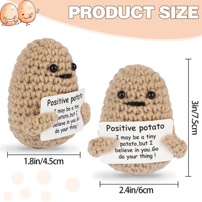 Handmade Crochet Pocket Hug Doll – Positive Energy Plush Gift