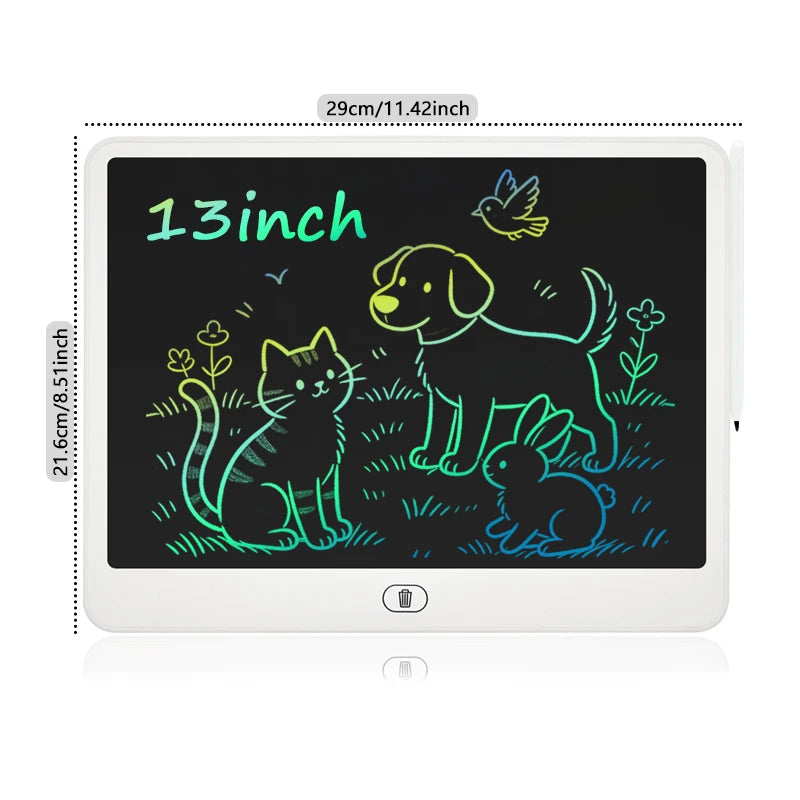 LCD Writing Tablet – Reusable Drawing & Writing Board for Kids