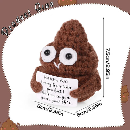 Handmade Crochet Pocket Hug Doll – Positive Energy Plush Gift