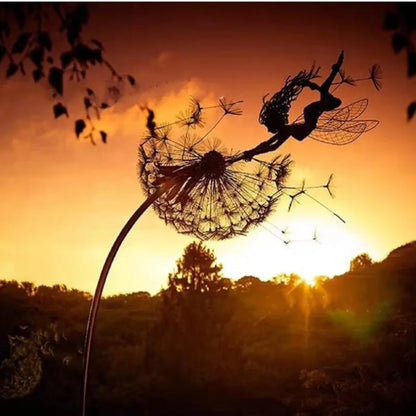 Fairy Garden Metal Decor Outdoor Decorative Sculpture