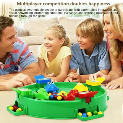 Frog Racing Marble Game Kids Interactive Family Board Toy