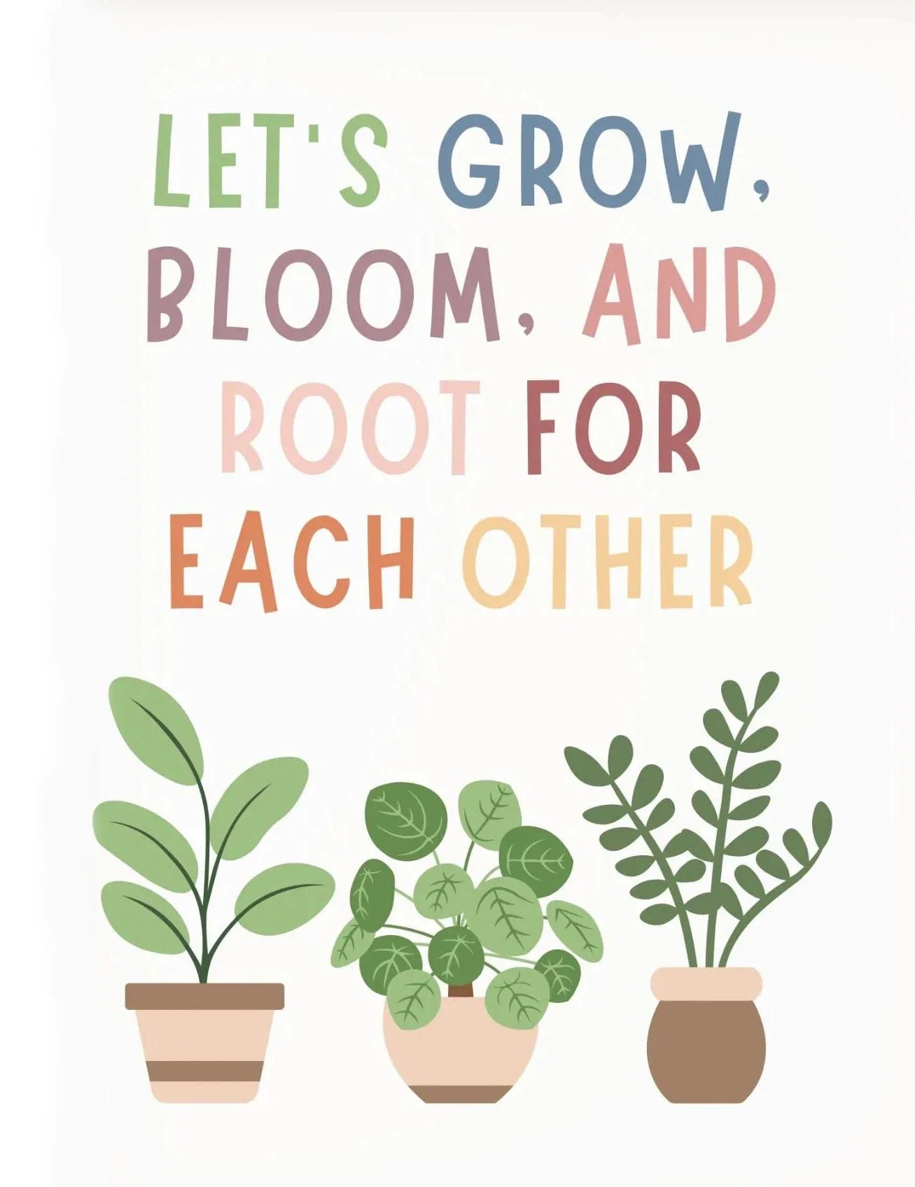 Inspirational Letter Poster - Canvas Wall Art for Classroom & Home