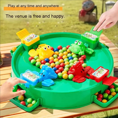 Frog Racing Marble Game Kids Interactive Family Board Toy