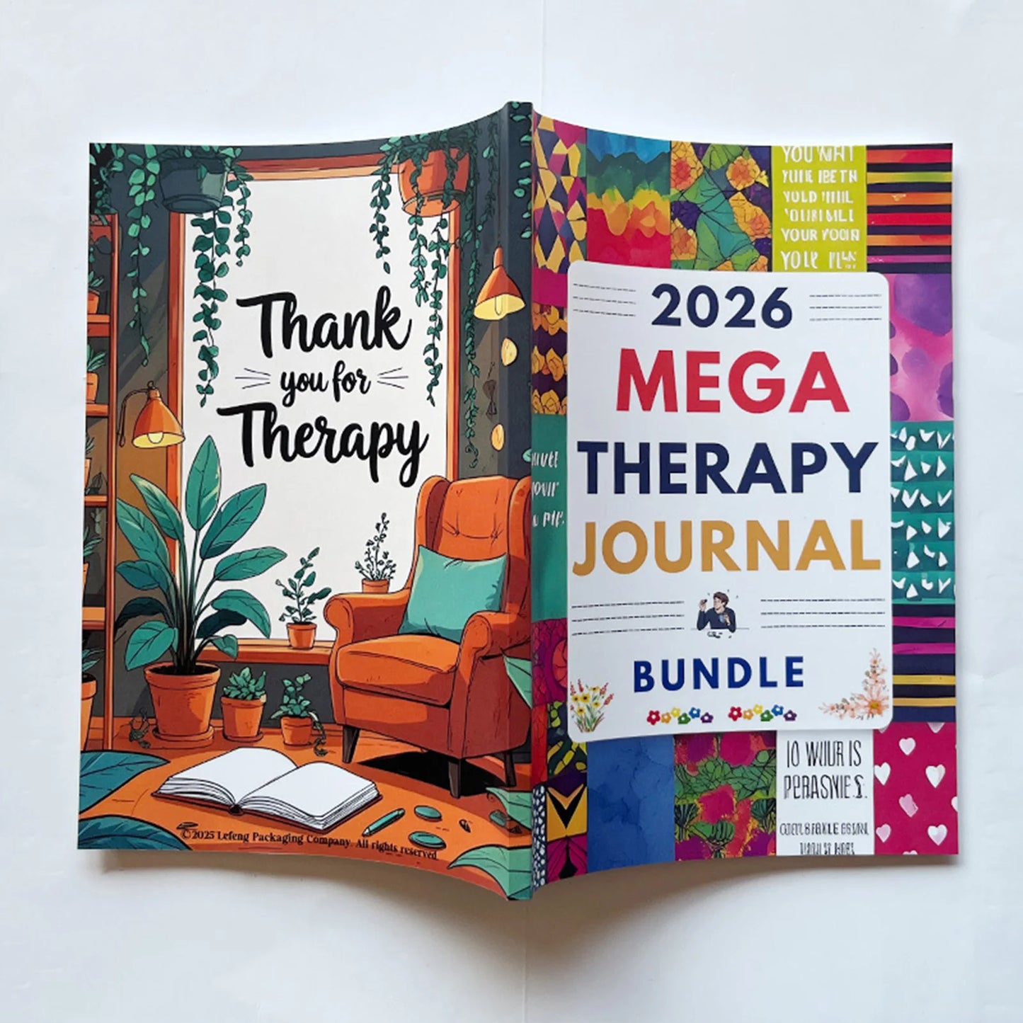 MEGA Therapy Journal - Self-Care Writing Tools with Guided Prompts