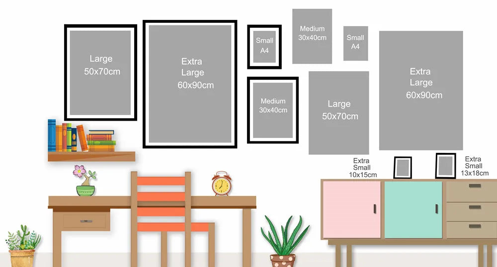 Rainbow Affirmation Poster - Inspirational Canvas Wall Art for Kids