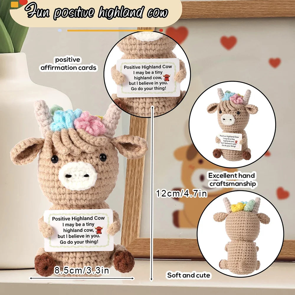 Handmade Crochet Pocket Hug Doll – Positive Energy Plush Gift