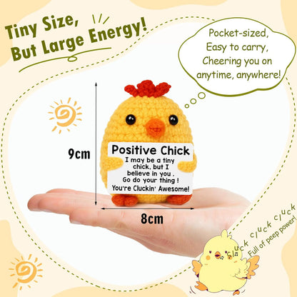 Handmade Crochet Pocket Hug Doll – Positive Energy Plush Gift