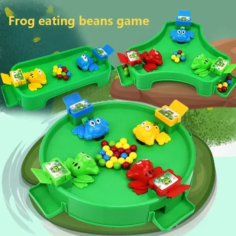 Frog Racing Marble Game Kids Interactive Family Board Toy