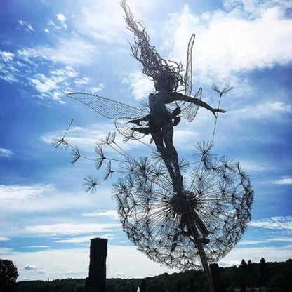 Fairy Garden Metal Decor Outdoor Decorative Sculpture