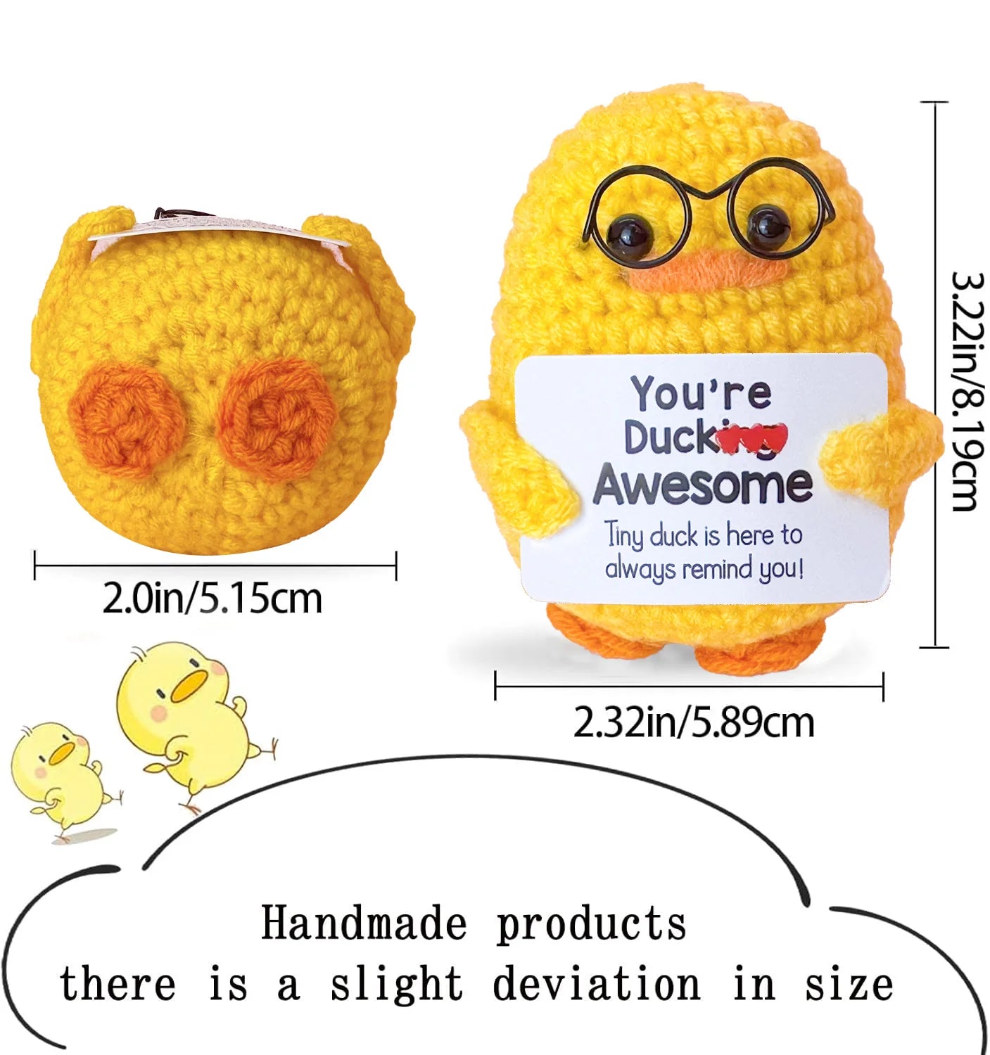 Handmade Crochet Pocket Hug Doll – Positive Energy Plush Gift
