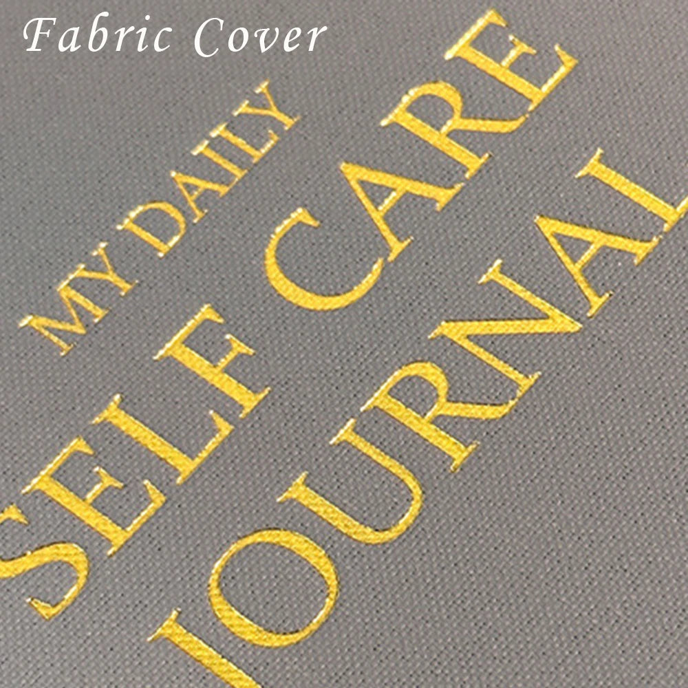 Self-Care Gratitude Journal – A5 Fabric Cover Daily Planner Notebook