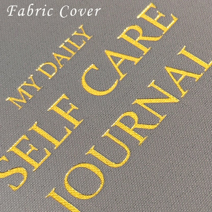 Self-Care Gratitude Journal – A5 Fabric Cover Daily Planner Notebook