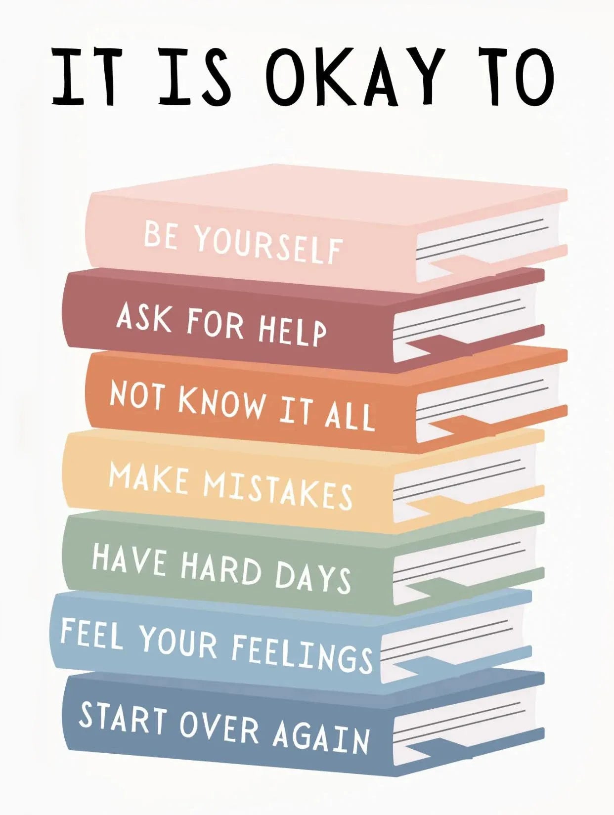 Inspirational Letter Poster - Canvas Wall Art for Classroom & Home