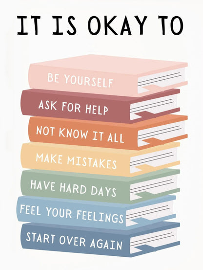 Inspirational Letter Poster - Canvas Wall Art for Classroom & Home