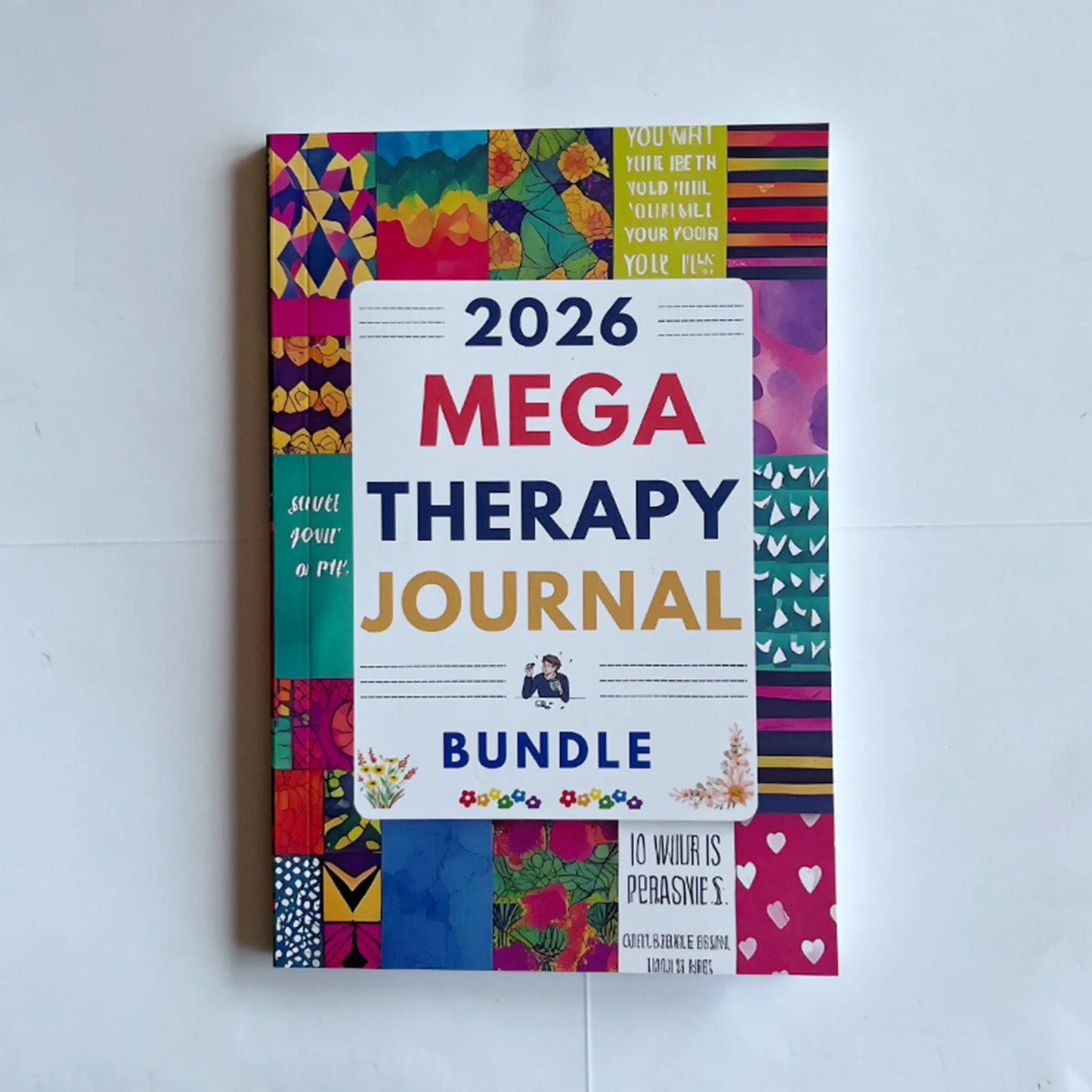 MEGA Therapy Journal - Self-Care Writing Tools with Guided Prompts