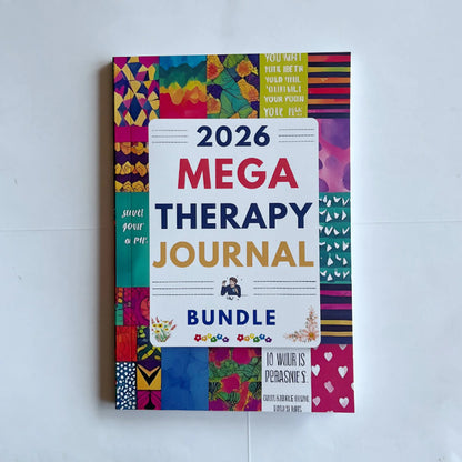 MEGA Therapy Journal - Self-Care Writing Tools with Guided Prompts