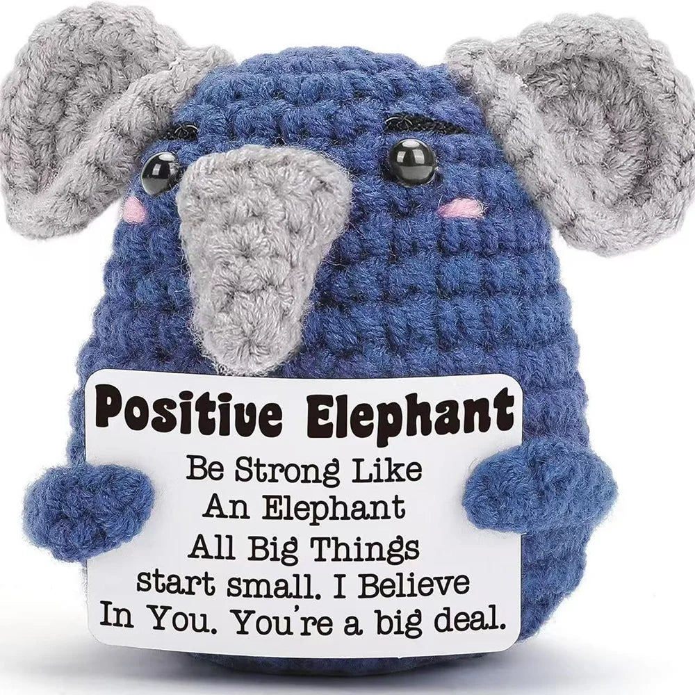 Handmade Crochet Pocket Hug Doll – Positive Energy Plush Gift