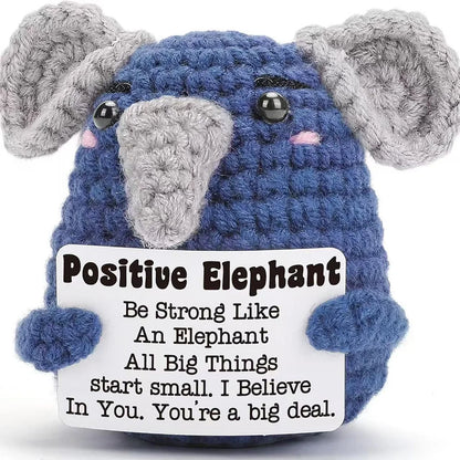 Handmade Crochet Pocket Hug Doll – Positive Energy Plush Gift