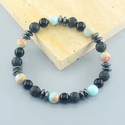 Natural Shoushan Stone Beads Bracelet – Confidence & Healing Gift