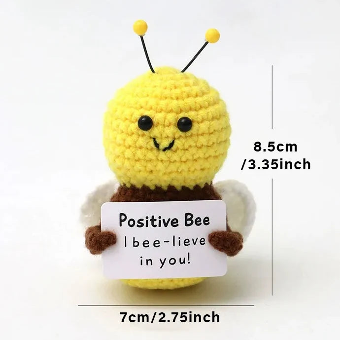 Handmade Crochet Pocket Hug Doll – Positive Energy Plush Gift