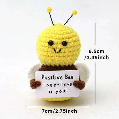 Handmade Crochet Pocket Hug Doll – Positive Energy Plush Gift