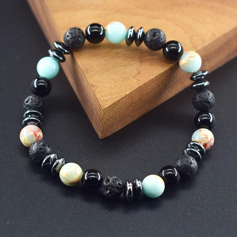 Natural Shoushan Stone Beads Bracelet – Confidence & Healing Gift