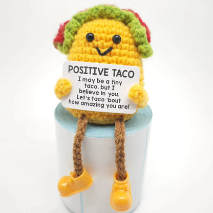 Handmade Crochet Pocket Hug Doll – Positive Energy Plush Gift