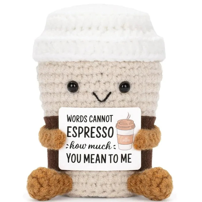 Handmade Crochet Pocket Hug Doll – Positive Energy Plush Gift
