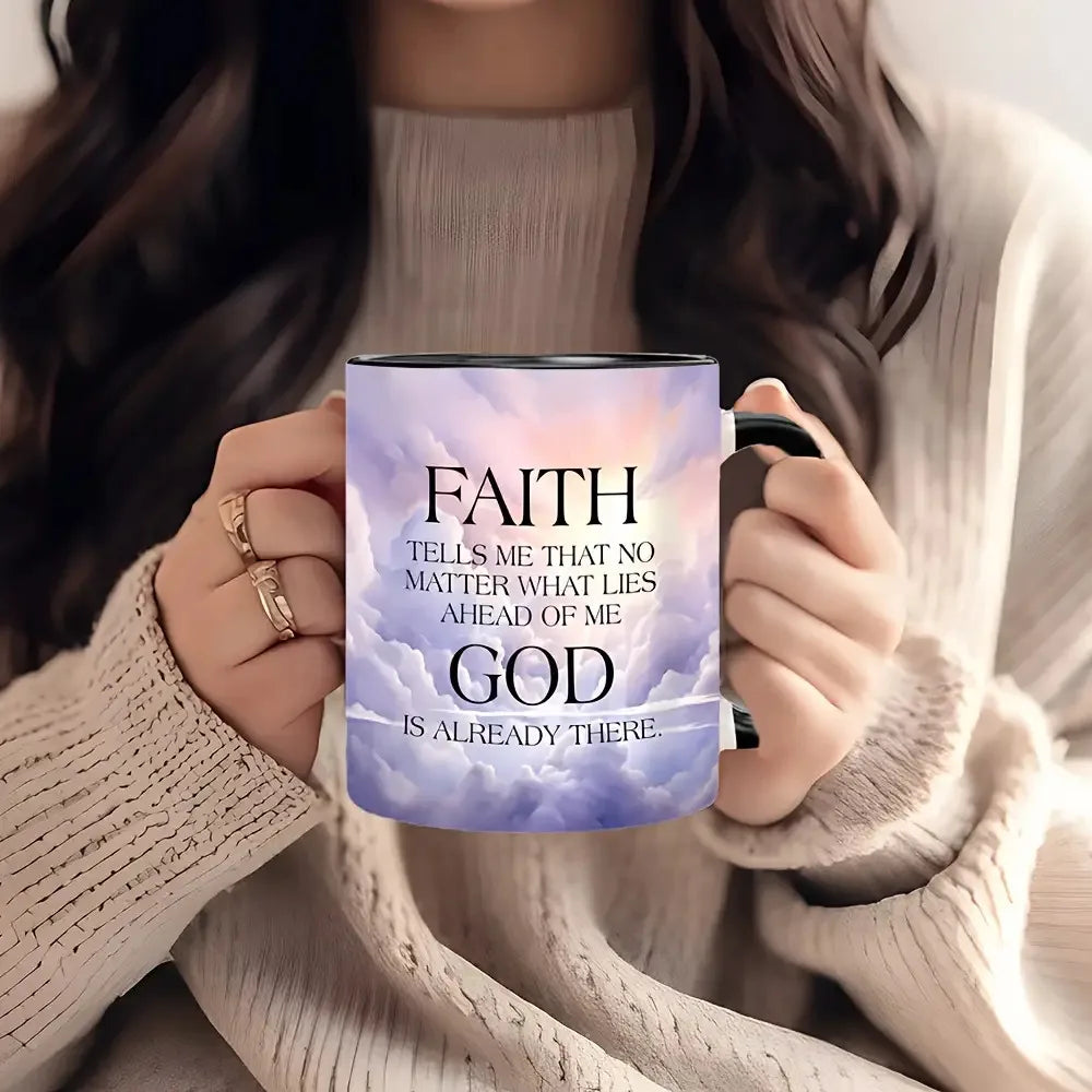 11oz Christian Bible Verse Ceramic Coffee Mug Reusable Drink Cup