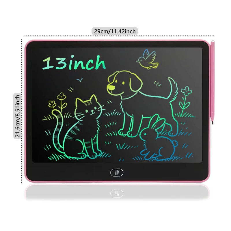 LCD Writing Tablet – Reusable Drawing & Writing Board for Kids