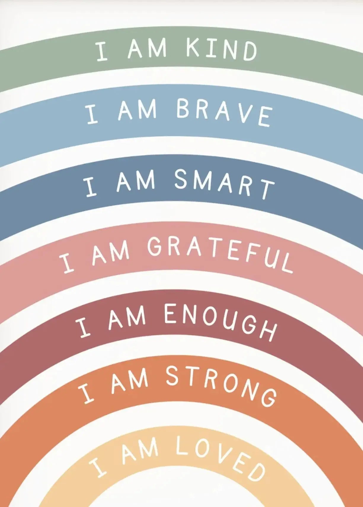 Inspirational Letter Poster - Canvas Wall Art for Classroom & Home