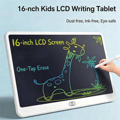 LCD Writing Tablet – Reusable Drawing & Writing Board for Kids