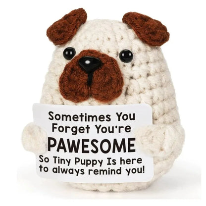 Handmade Crochet Pocket Hug Doll – Positive Energy Plush Gift