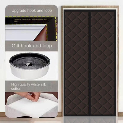 Magnetic Thermal Door Curtain Insulation – Draft Stopper Cover