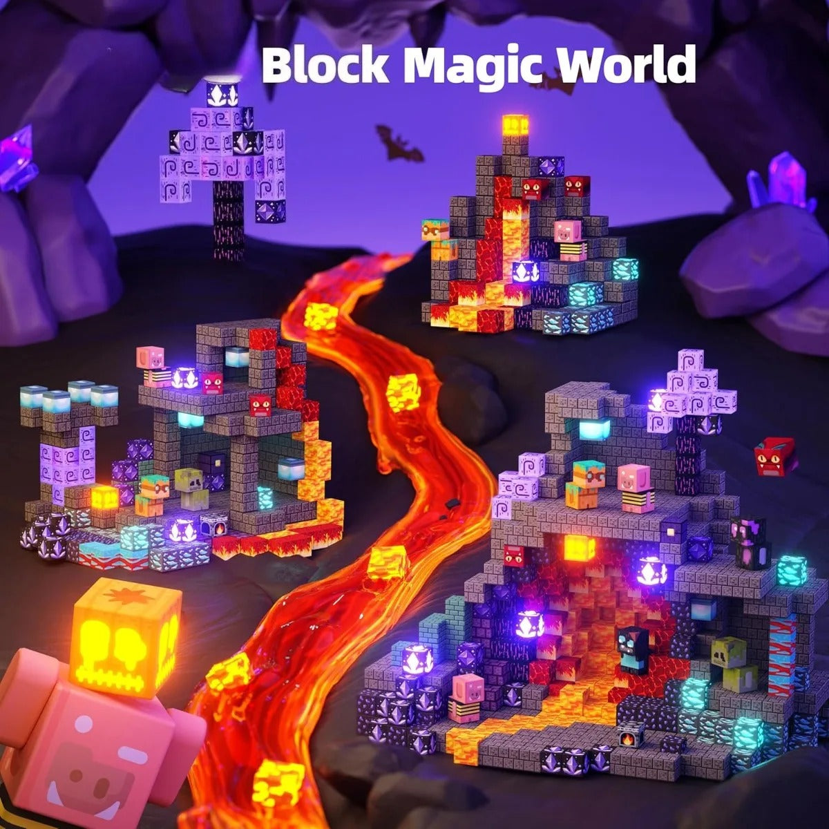 Magnetic Building Creative Block Set for Children