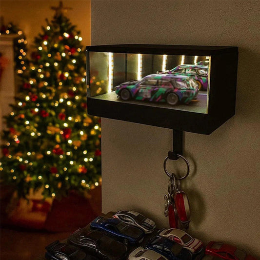 3D Printed Car Key Holder with LED Infinity Mirror
