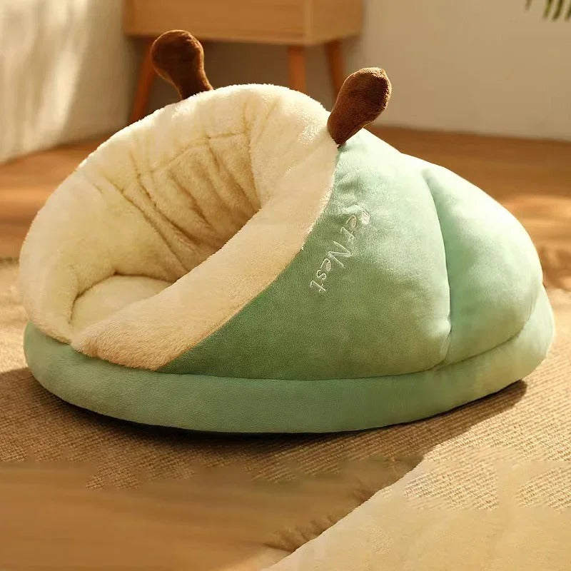 Cozy Paws Foldable Pet Cave Bed
