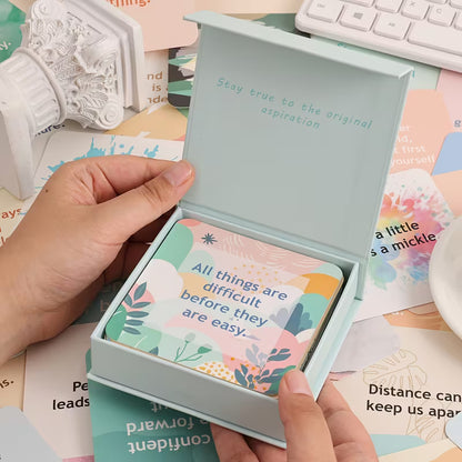 50 Motivational Affirmation Cards for Women | Daily Inspiration Set