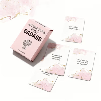 Confident Women Motivation Cards | Funny Inspirational Quote Set