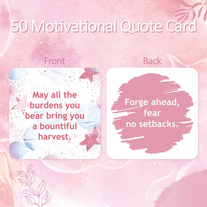 50 Motivational Affirmation Cards for Women | Daily Inspiration Set