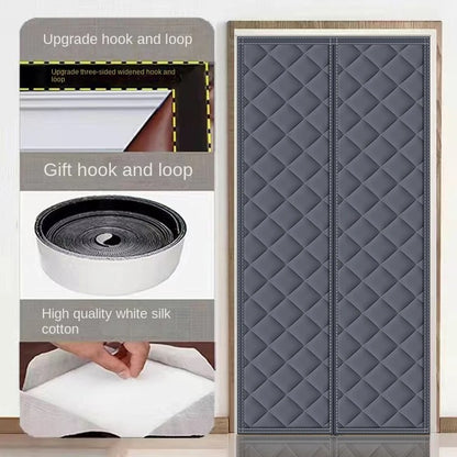 Magnetic Thermal Door Curtain Insulation – Draft Stopper Cover