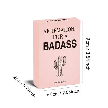 Confident Women Motivation Cards | Funny Inspirational Quote Set
