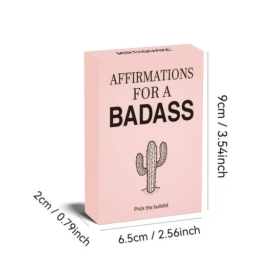 Confident Women Motivation Cards | Funny Inspirational Quote Set