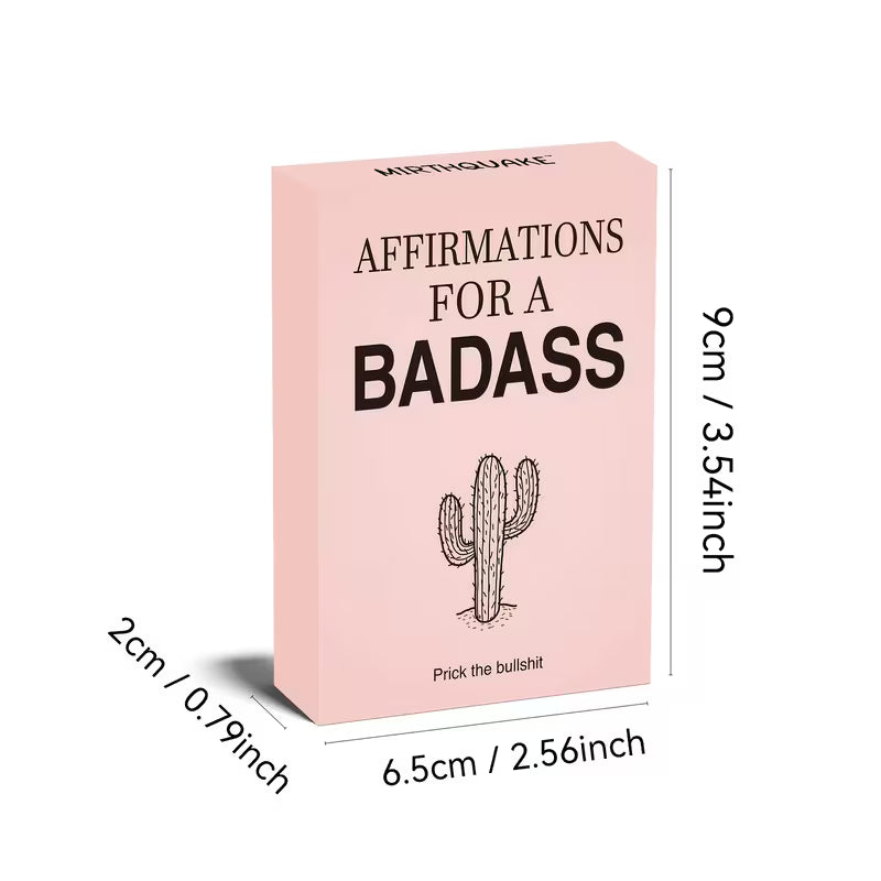 Confident Women Motivation Cards | Funny Inspirational Quote Set