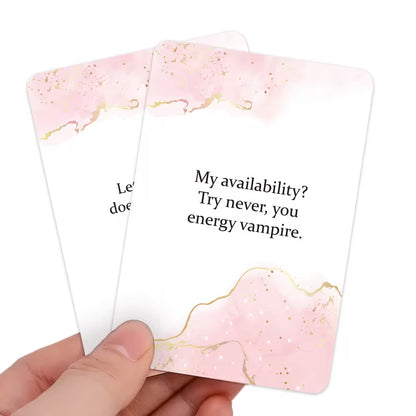 Confident Women Motivation Cards | Funny Inspirational Quote Set