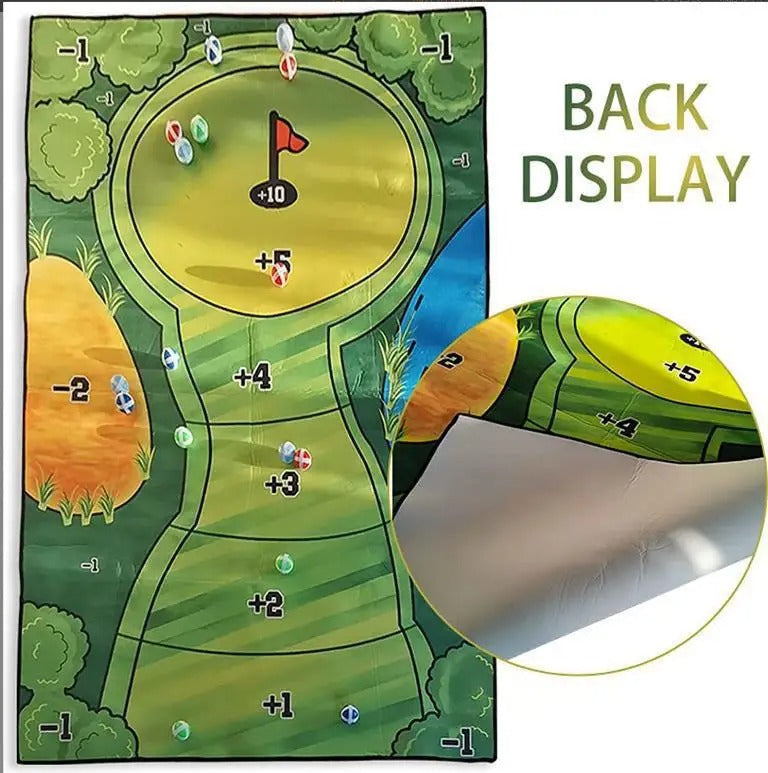 Portable Golf Chipping Game Set for Indoor Outdoor Family Fun